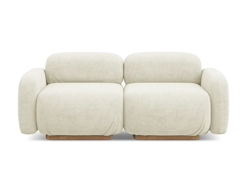 Sofa modulární 3-místná AILANI ecru boucle