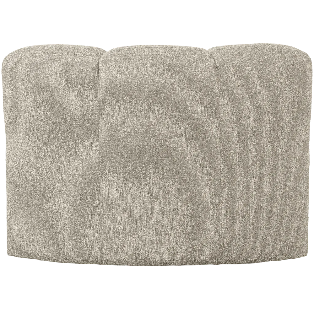 Sofa modulární MOJO BENCH - rohový prvek béžový melange boucle