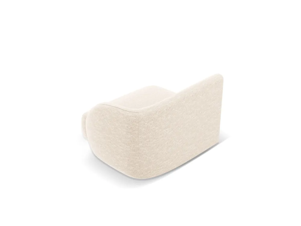 Sofa modulární - pravý modul MILEY slonová kost šenil