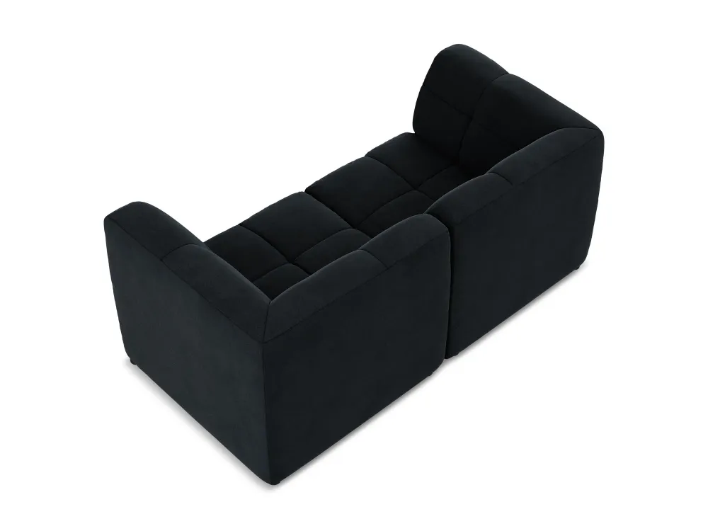 Sofa modulární sametová 2-místná ALOHA královská modř