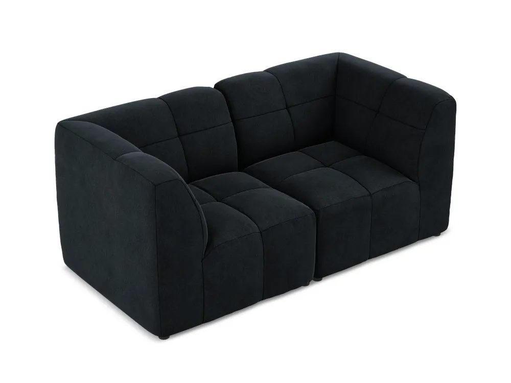Sofa modulární sametová 2-místná ALOHA královská modř