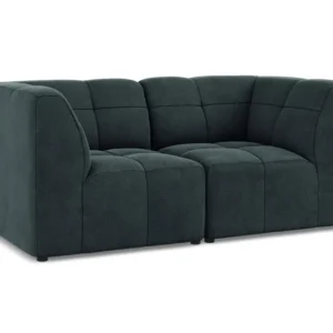 Sofa modulární sametová 2-místná ALOHA mořská