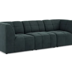 Sofa modulární sametová 3-místná ALOHA mořská