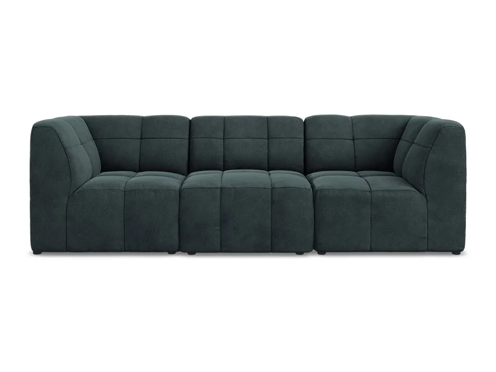 Sofa modulární sametová 3-místná ALOHA mořská