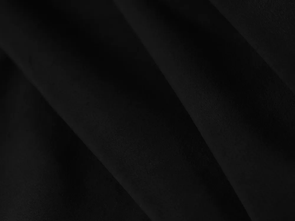 Sofa modulární sametová MILEY - modul levostranný černý