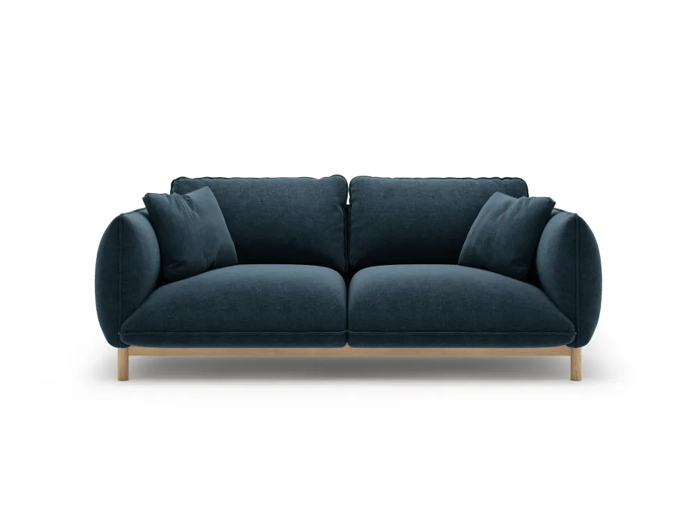 Sofa pro 2 osoby ADA mořsky modrá šenil