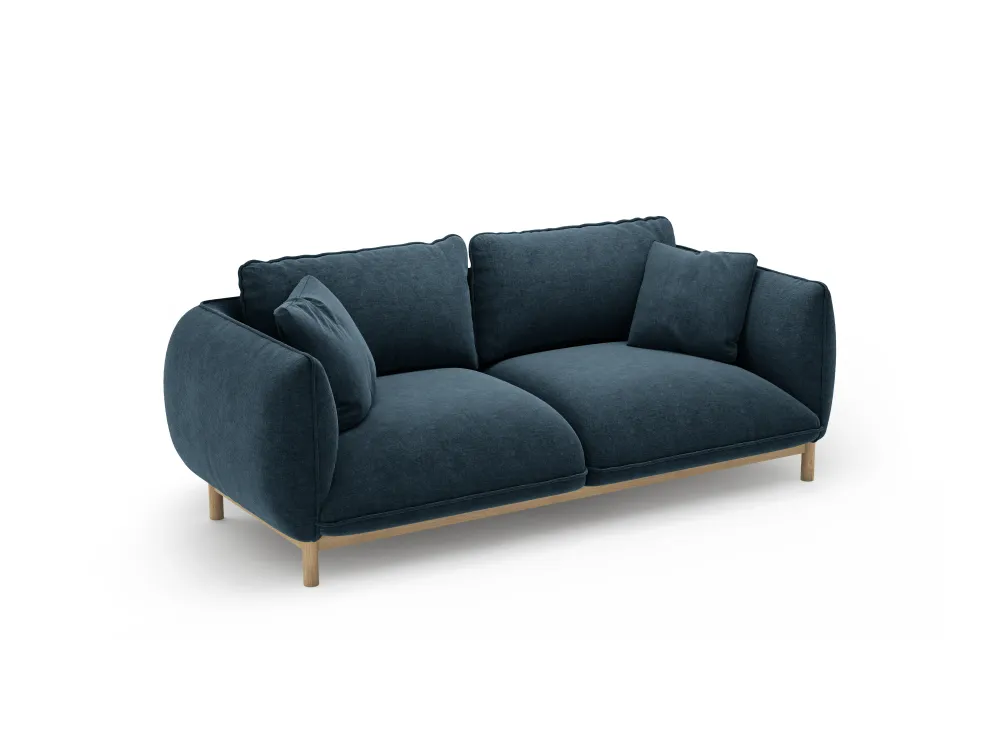 Sofa pro 2 osoby ADA mořsky modrá šenil