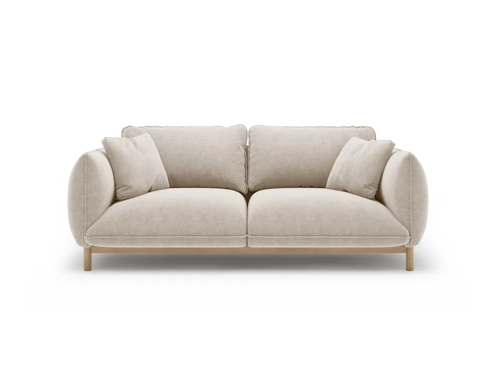 Sofa pro 2 osoby ADA světle béžový šenil