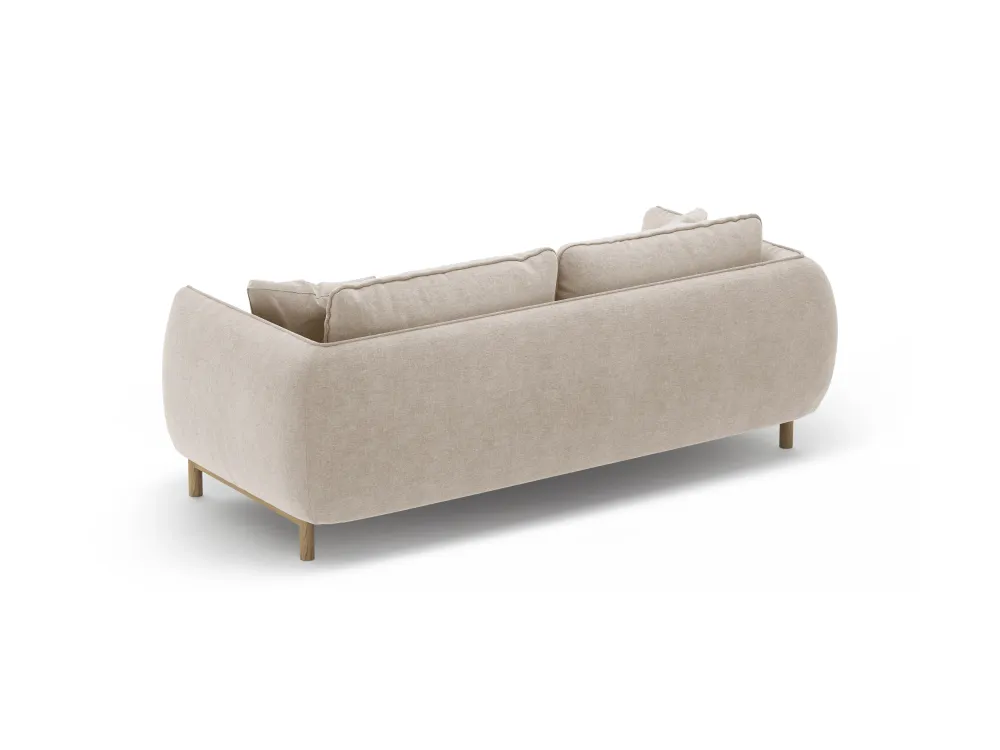 Sofa pro 2 osoby ADA světle béžový šenil