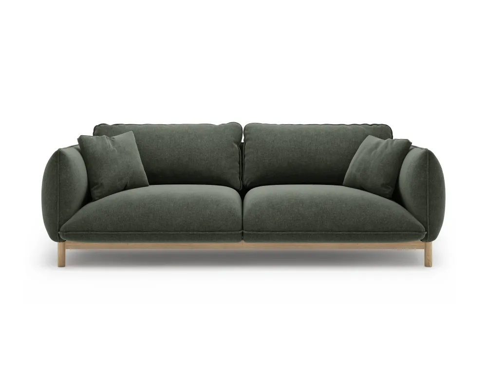 Sofa pro 3 osoby ADA zelený šenil