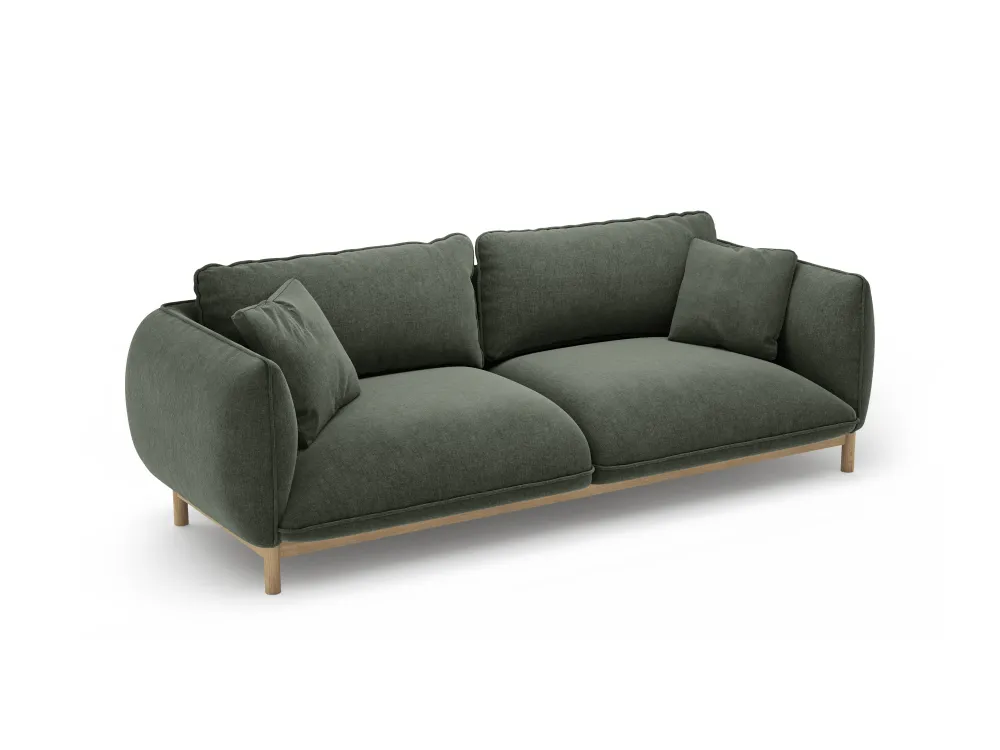 Sofa pro 3 osoby ADA zelený šenil