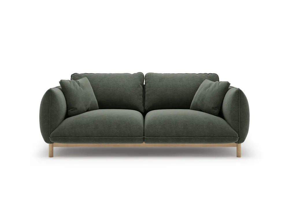 Sofa pro 2 osoby ADA zelený šenil