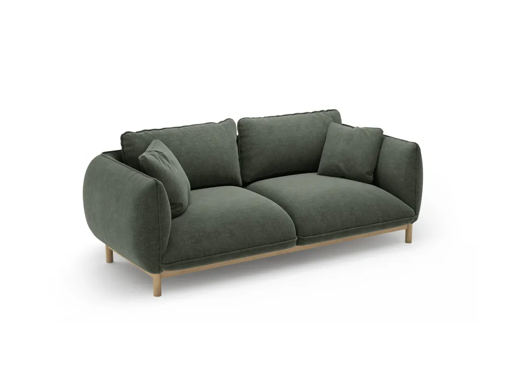 Sofa pro 2 osoby ADA zelený šenil