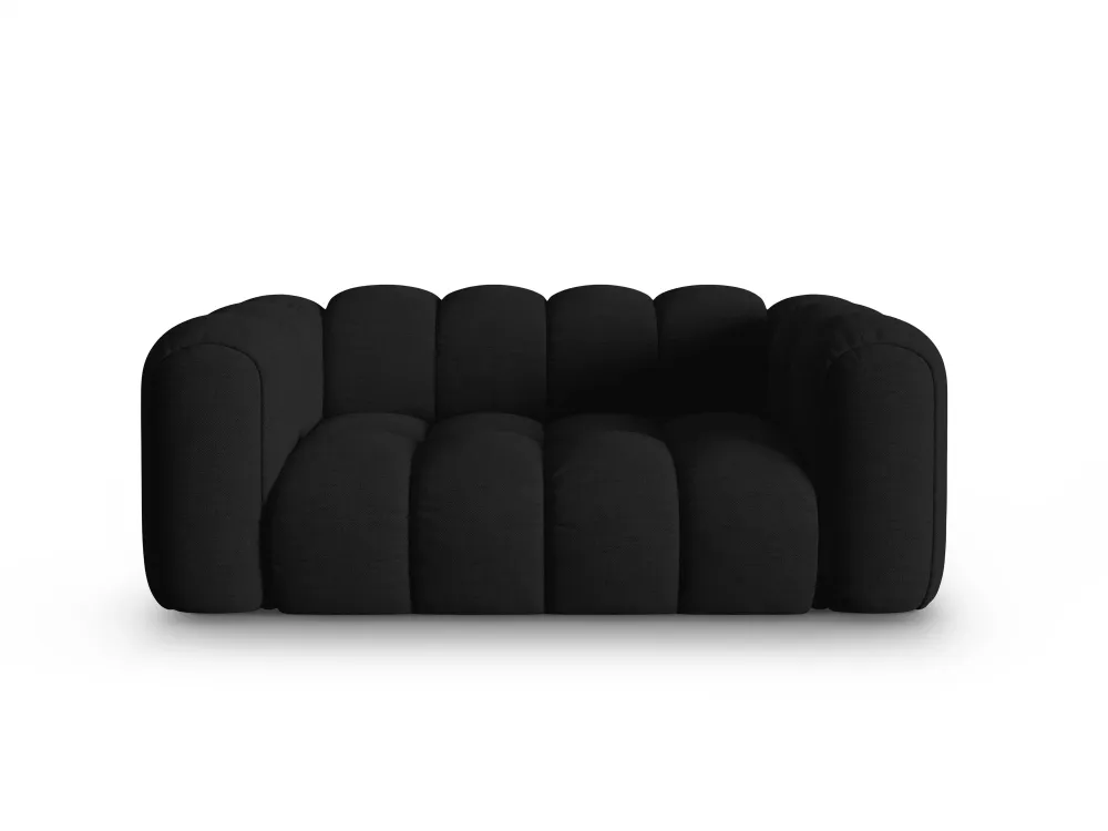 Sofa pro 2 osoby ASTRO černý šenil