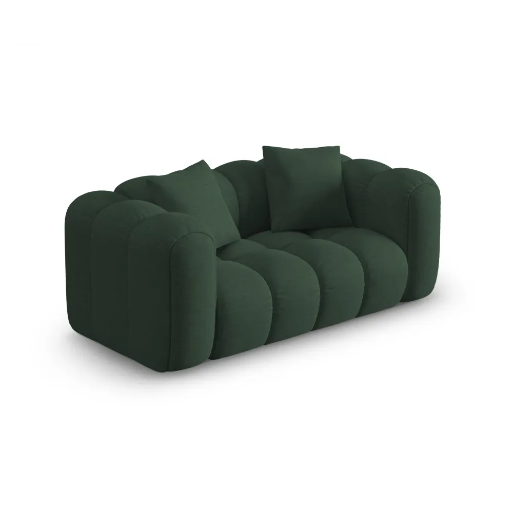 Sofa pro 2 osoby ASTRO mořská zelená šenil
