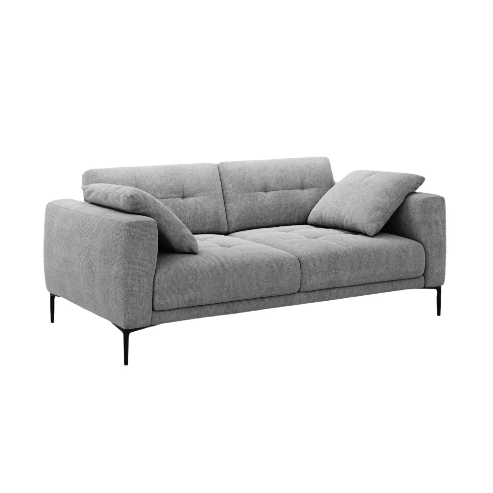 Sofa pro 3 osoby BEMY šedý šenil