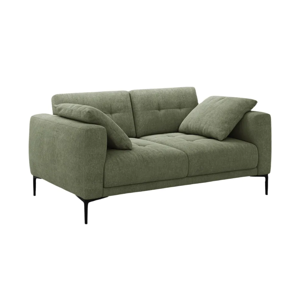 Sofa pro 2 osoby BEMY olivový šenil