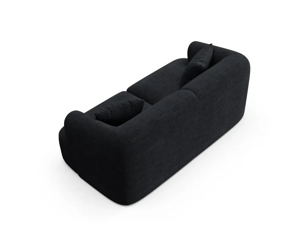 Sofa pro 2 osoby CAMPI černý samet