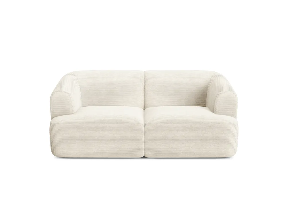 Sofa pro 2 osoby CAMPI krémový samet