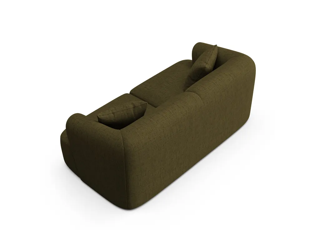 Sofa pro 2 osoby CAMPI zelený šenil