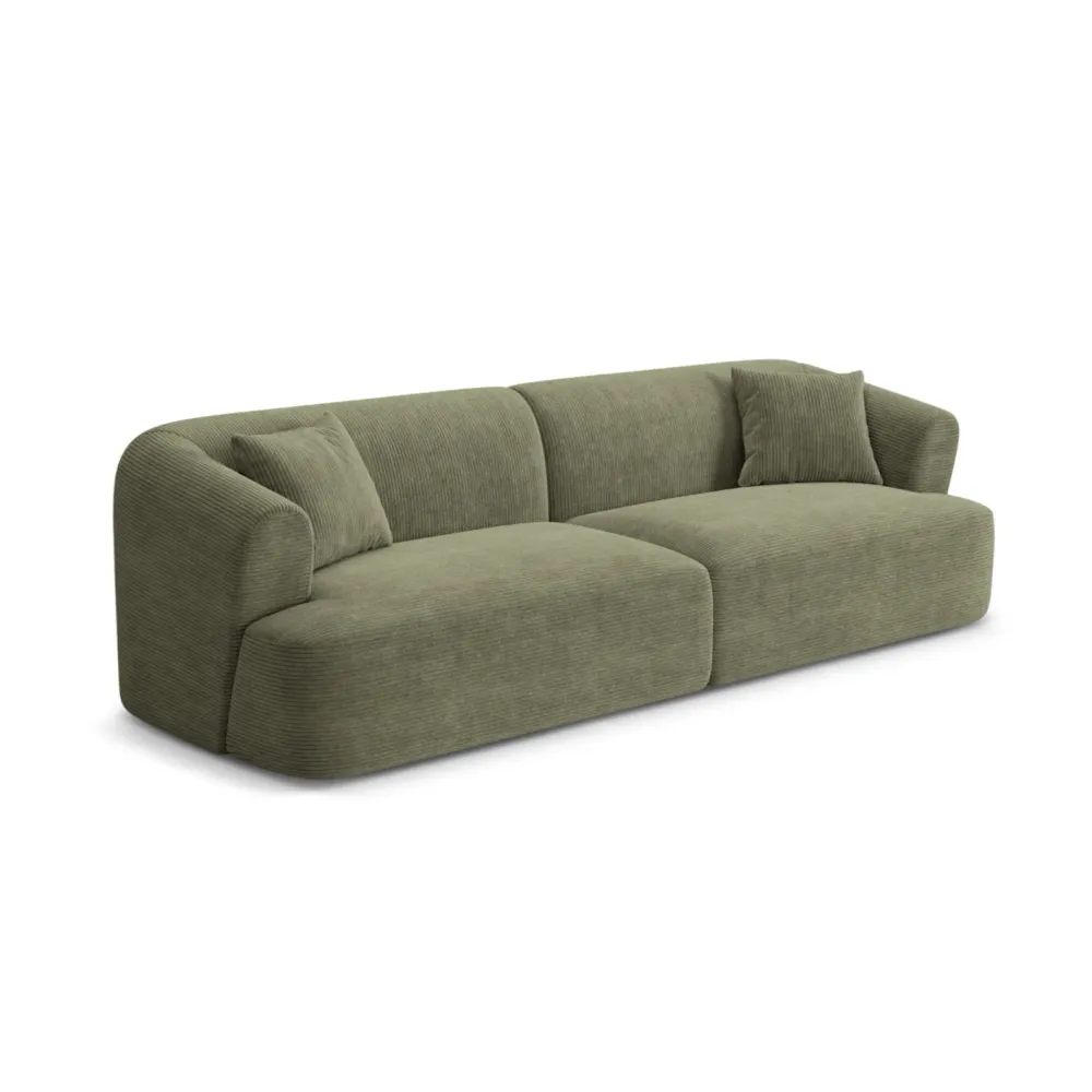 Sofa pro 4 osoby CAMPI zelený samet