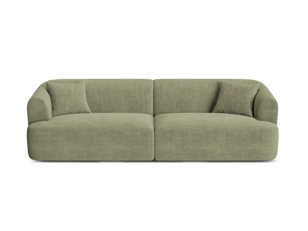 Sofa pro 4 osoby CAMPI zelený samet