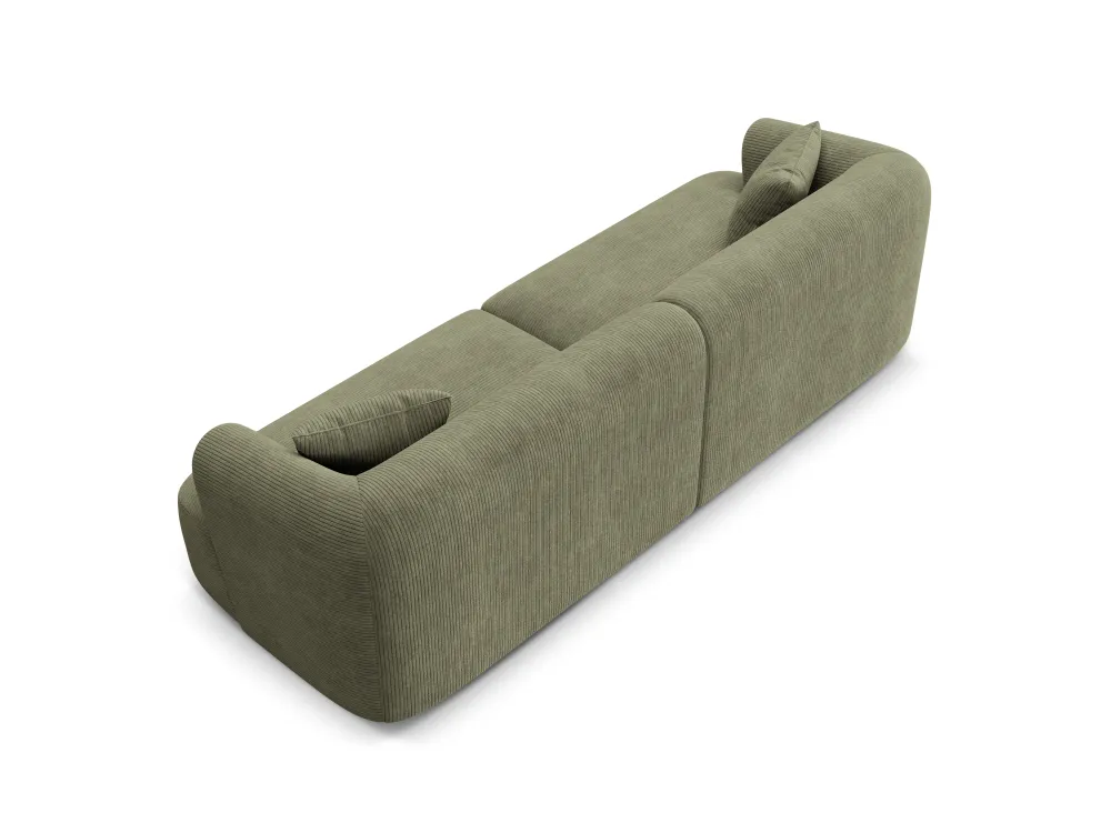 Sofa pro 4 osoby CAMPI zelený samet