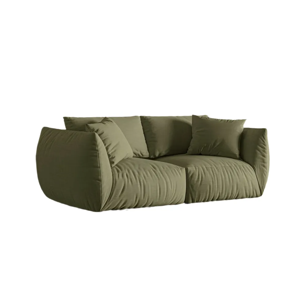Sofa pro 3 osoby CHRIS jasně zelený šenil