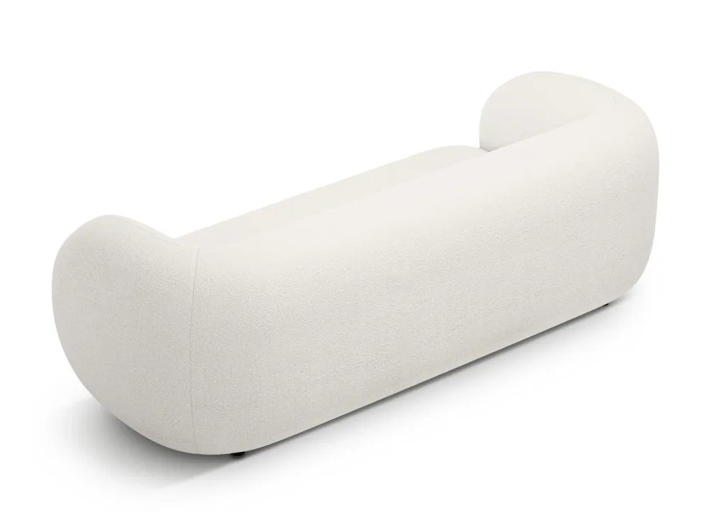 Sofa pro 3 osoby KATE bílý boucle