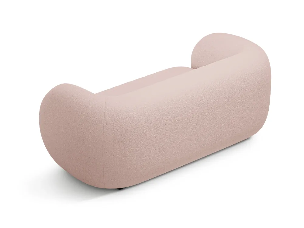 Sofa pro 2 osoby KATE růžový boucle