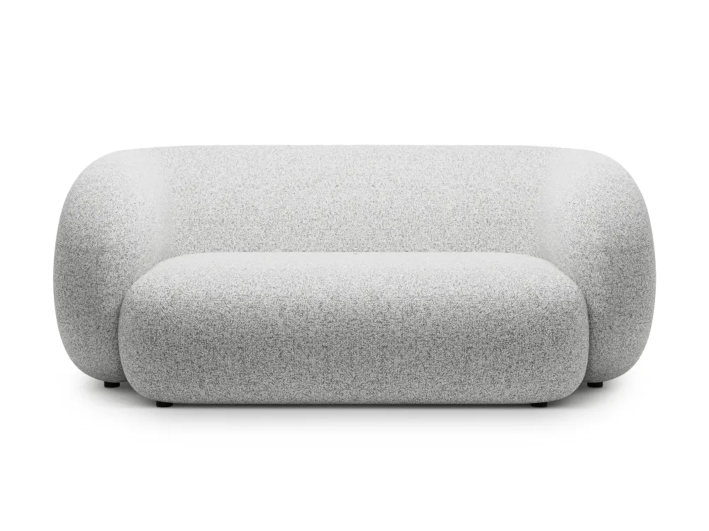 Sofa pro 2 osoby KATE světle šedý melír