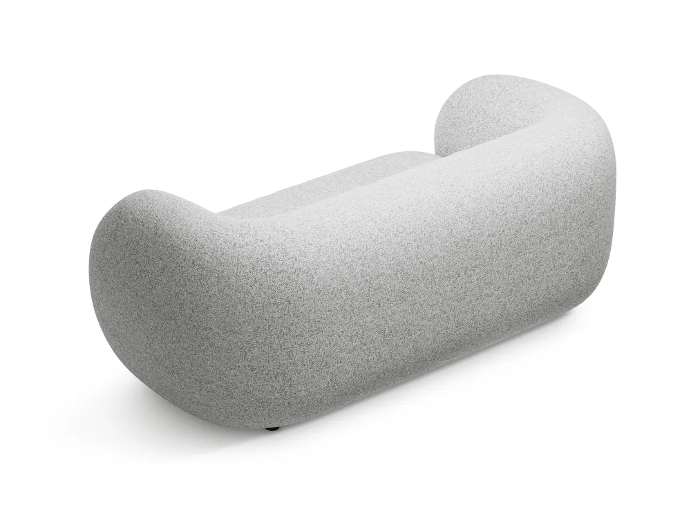 Sofa pro 2 osoby KATE světle šedý melír