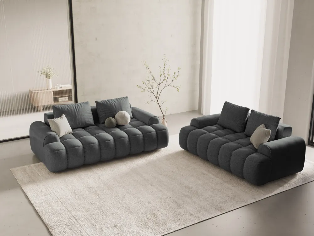 Sofa pro 3 osoby LINZ šedá