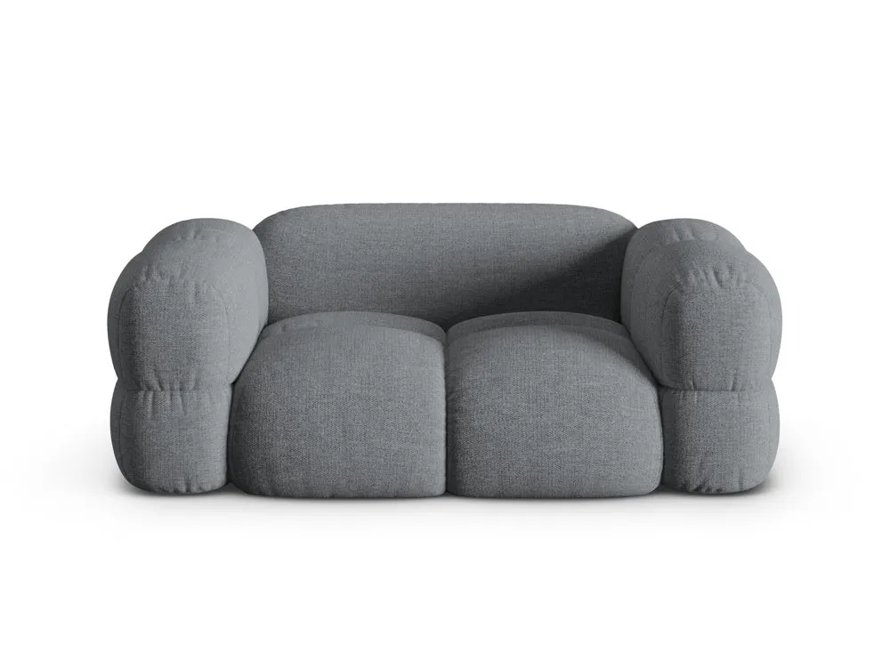 Sofa pro 2 osoby LORETTO šedobledě modrá
