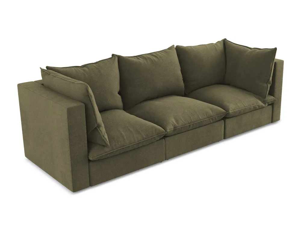Sofa pro 3 osoby MANAO olivová