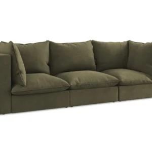 Sofa pro 3 osoby MANAO olivová