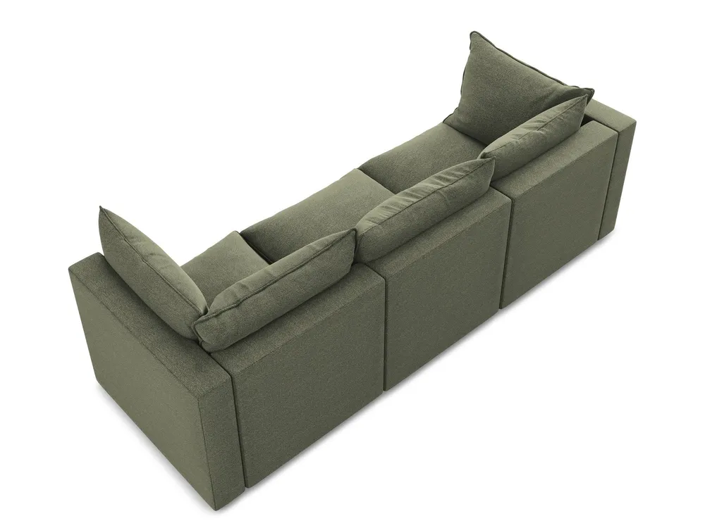 Sofa pro 3 osoby MANAO olivový boucle