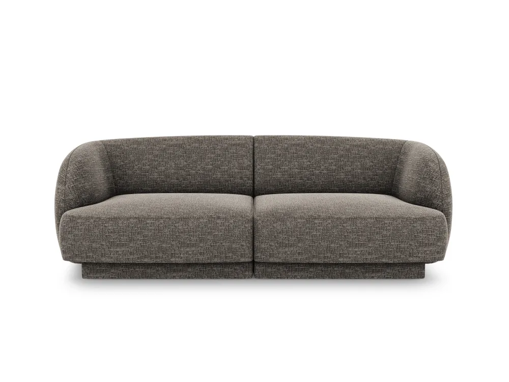 Sofa pro 2 osoby MILEY šedý šenil hedvábný