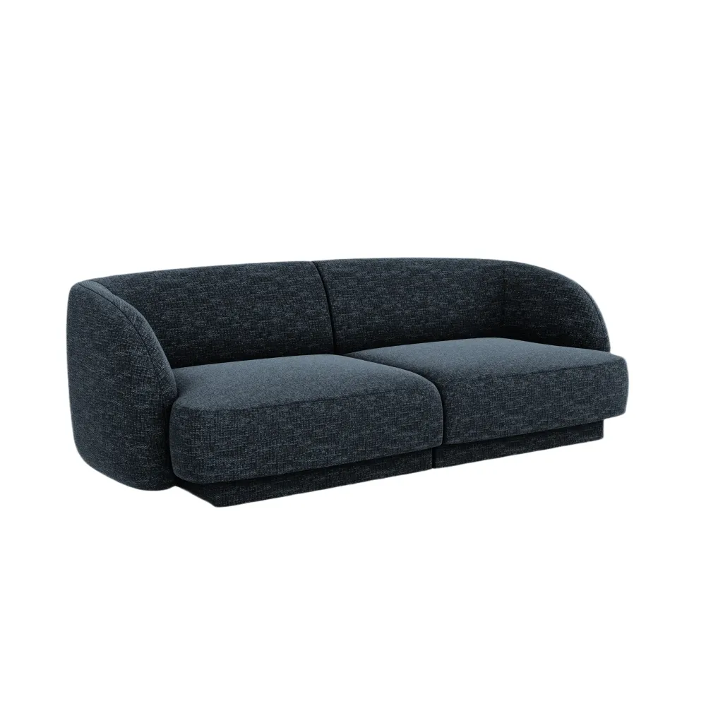 Sofa pro 2 osoby MILEY granátová szenilová jemná