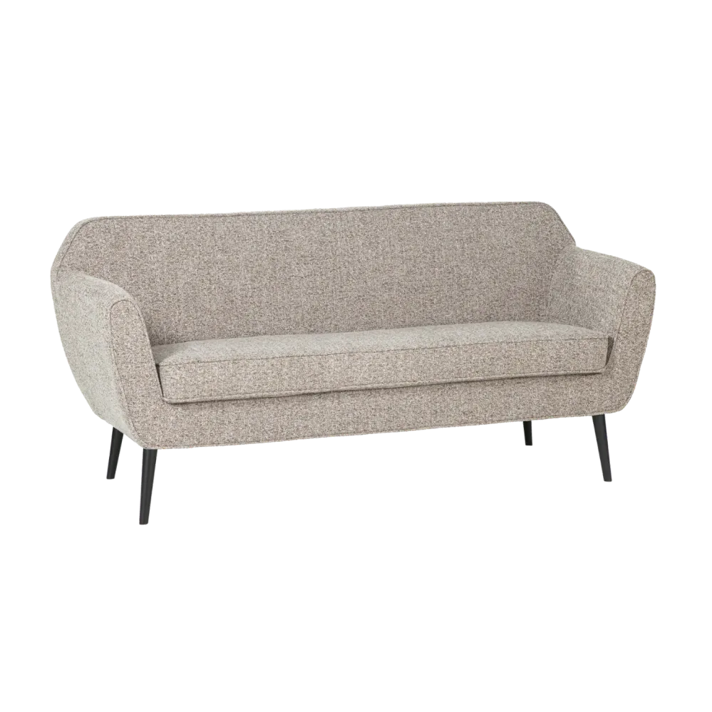 Sofa pro 2 osoby ROCCO šedobéžový melír