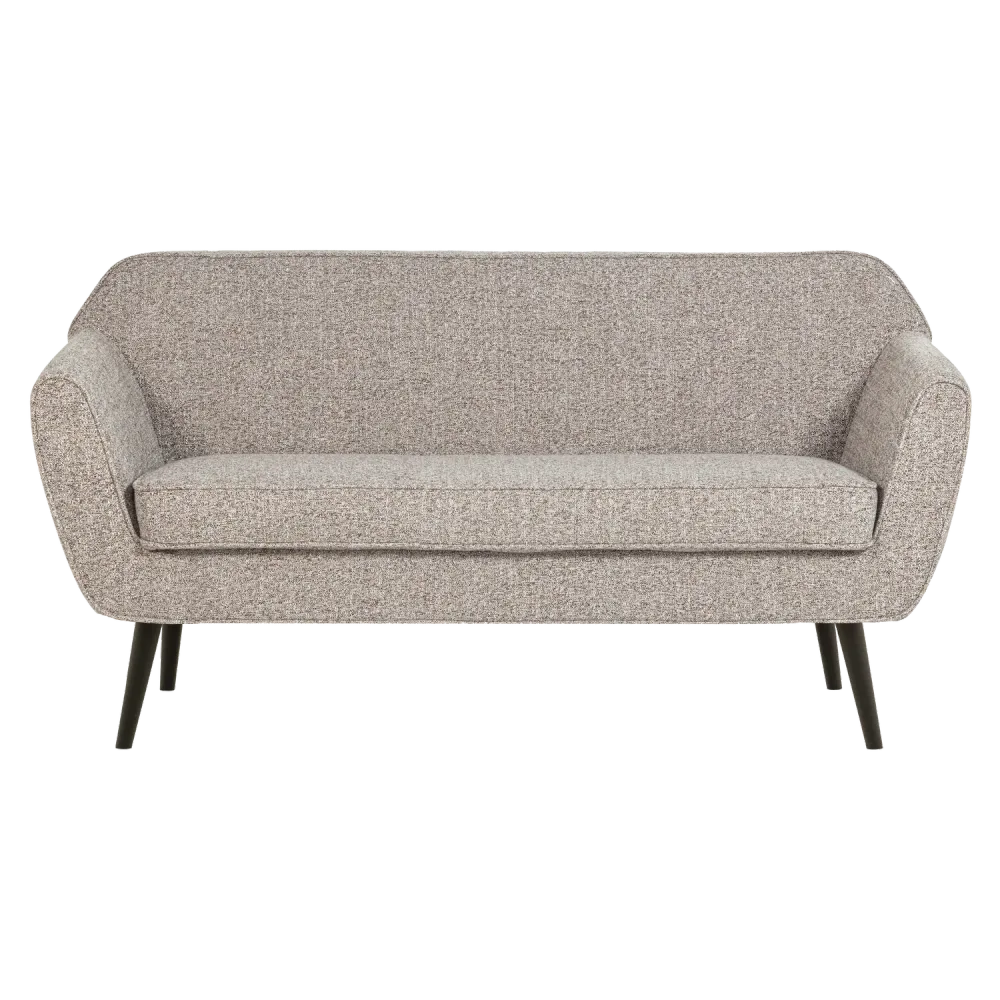 Sofa pro 2 osoby ROCCO šedobéžový melír