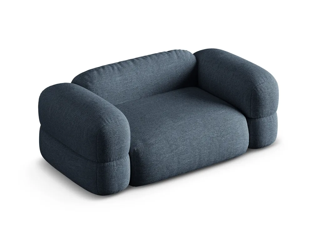 Sofa pro 2 osoby ROGER tmavě modrý šenil