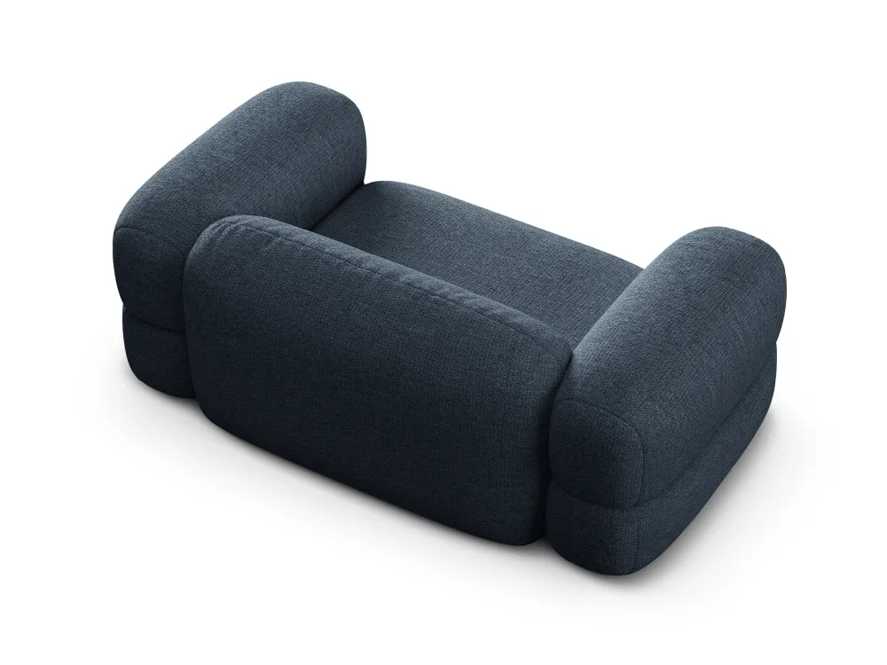 Sofa pro 2 osoby ROGER tmavě modrý šenil
