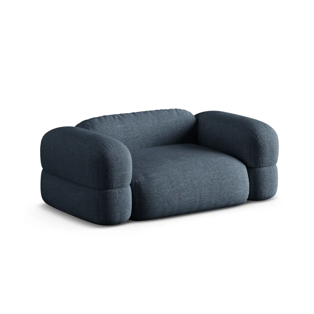 Sofa pro 2 osoby ROGER tmavě modrý šenil