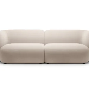 Sofa pro 4 osoby sametová KATE béžová