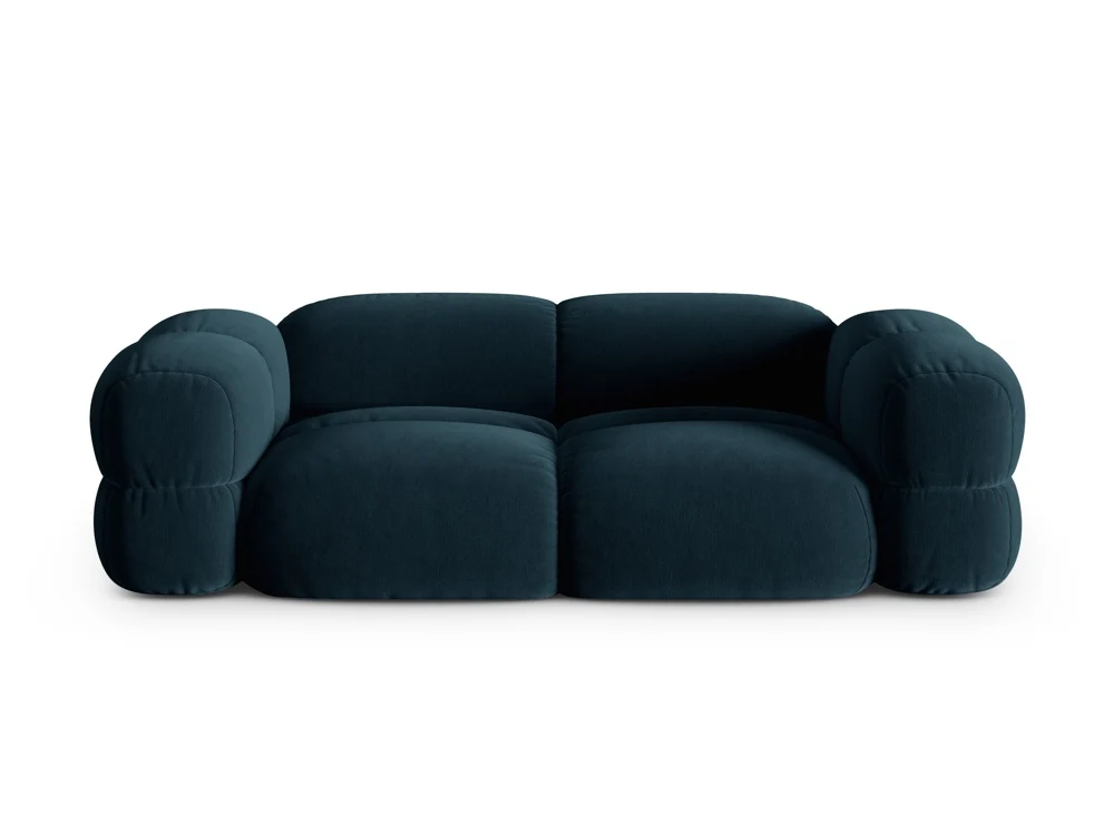 Sofa pro 3 osoby sametová LORETTO petrolejová