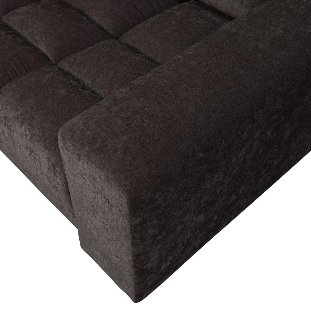 Sofa pro 2 osoby SECOND DATE antracitová
