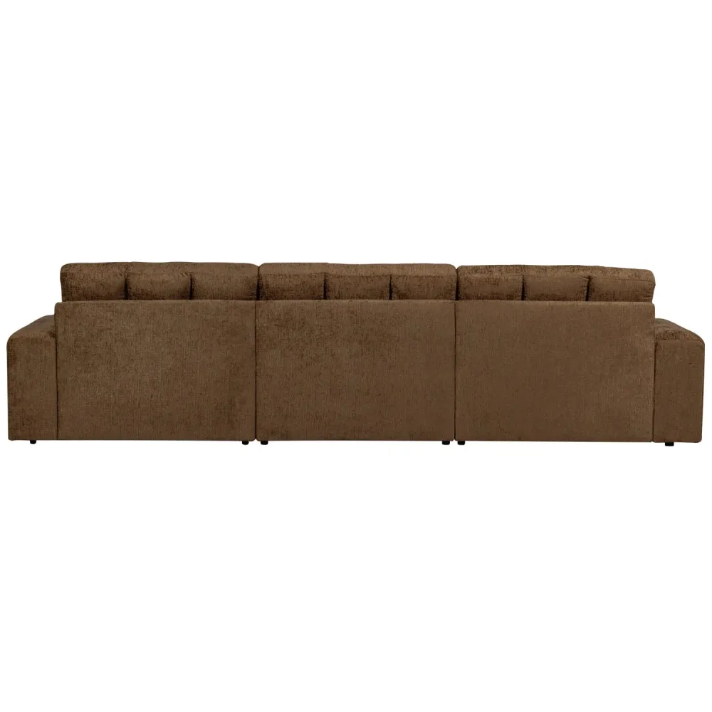 Sofa pro 3 osoby SECOND DATE - BRASS sametová