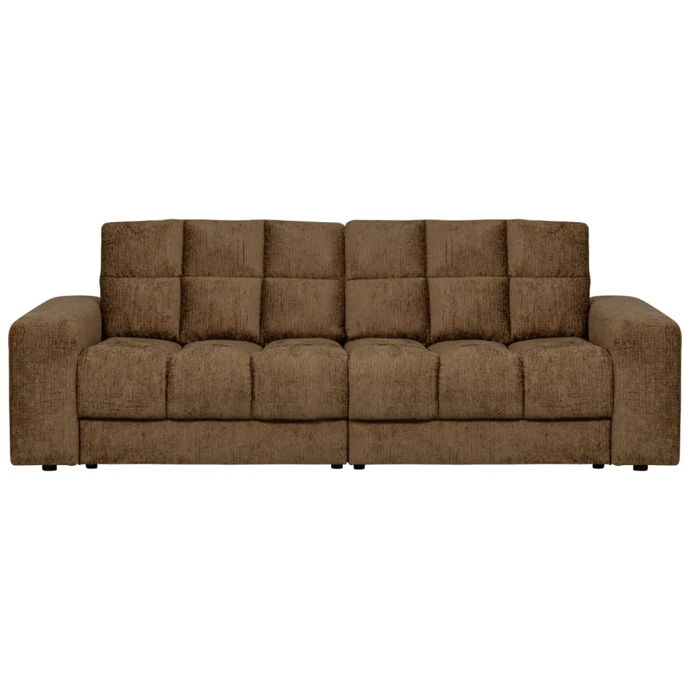 Sofa pro 2 osoby SECOND DATE - BRASS sametová