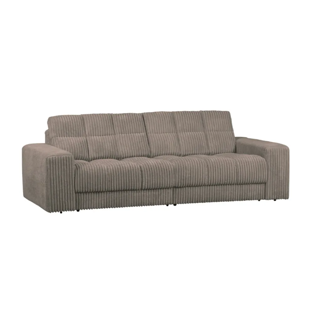 Sofa pro 2 osoby SECOND DATE hnědý samet